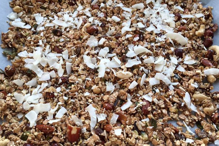 Homemade granola