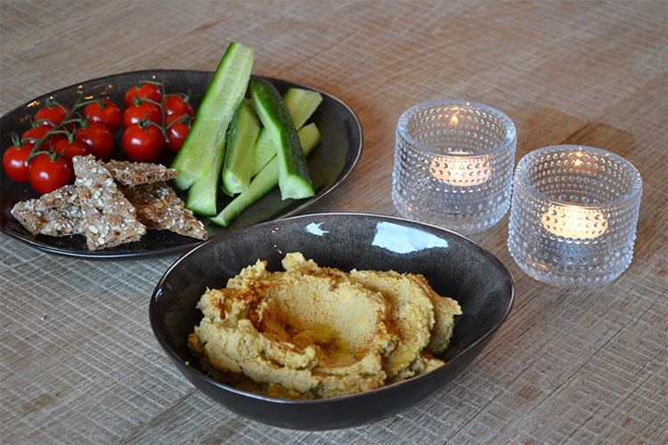 Eenvoudige hummus