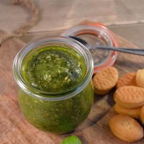 Homemade pesto