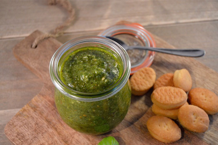 Homemade pesto