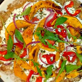 Pompoen pizza