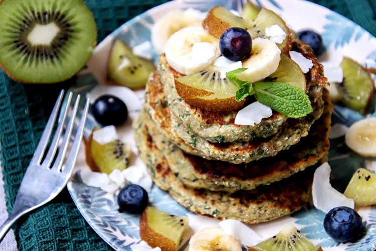 kiwi-green-pancakes