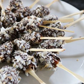 Chocoladedadel sticks