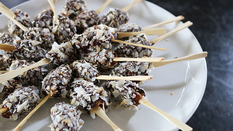 Chocoladedadel sticks