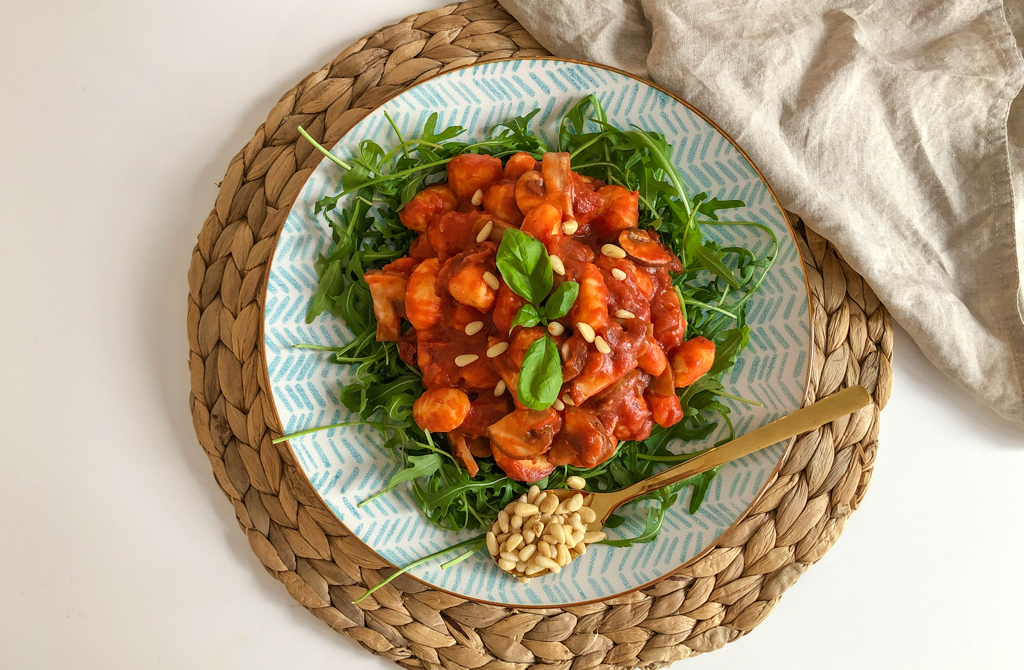 Gnocchi met zongedroogde tomaat