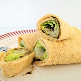 Kikkererwten wraps vegan en glutenvrij