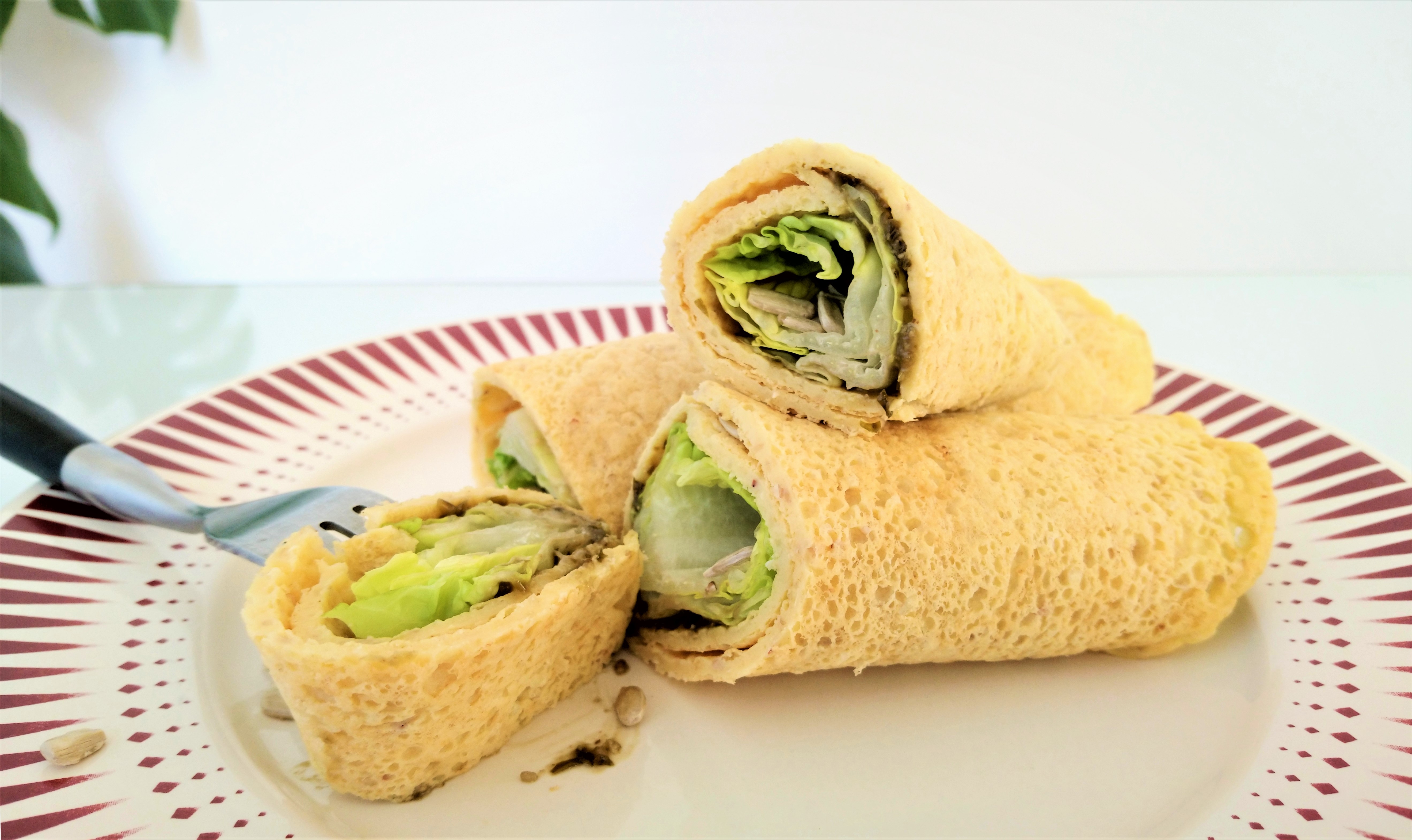 Kikkererwten wraps vegan en glutenvrij