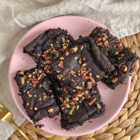 Vegan bean brownies