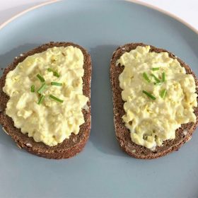 Vegan eiersalade