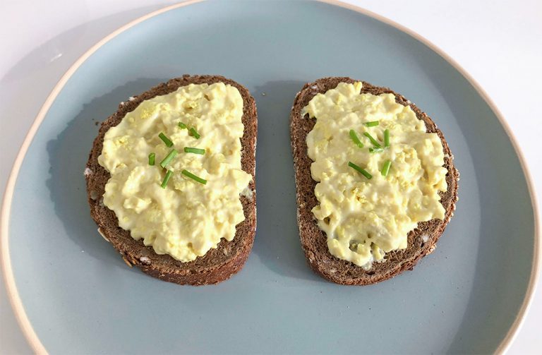 Vegan eiersalade